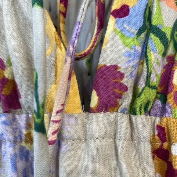 H&M Beige Floral Maxi XS NWT - Picture 5 of 7